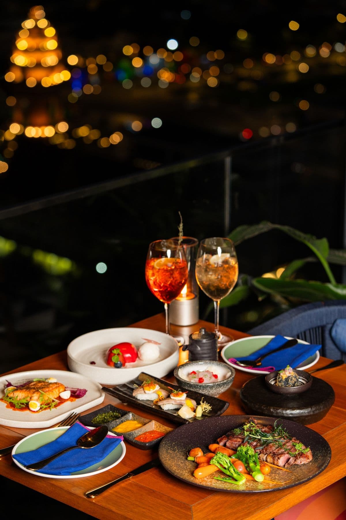 Dinner dining at Hotel Sidh Vedantha